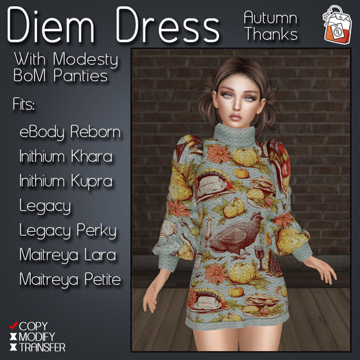 ~TL~ Autumn Thanks Diem Dress