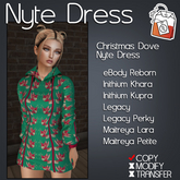 ~TL~ Christmas Dove Nyte Dress