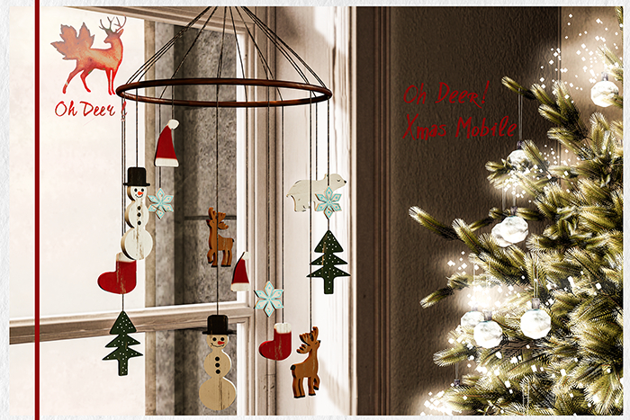 Oh Deer! Xmas Mobile Boxed