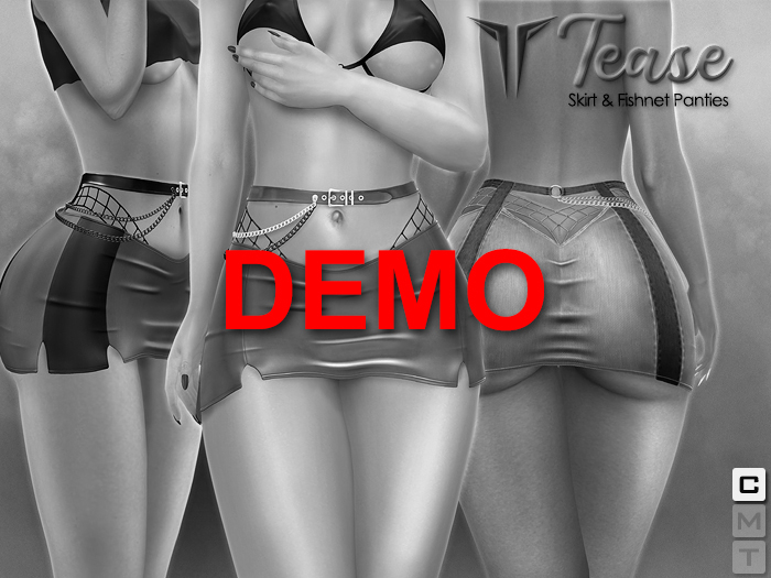 **RE** Tease Skirt - DEMO - Maitreya, Meshbody, GenX, eBODY