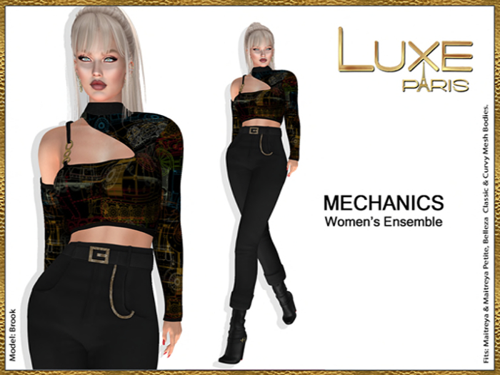 LUXE Paris MECHANICS Womens Ensemble