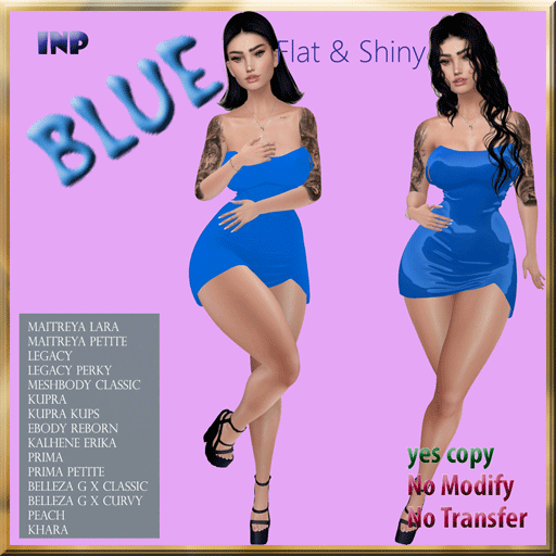 INP Blue Flat & Shine