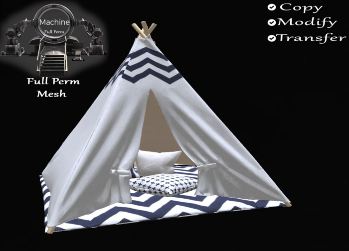 Machine Full Perm Kids tent 01
