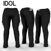 Black Ribbon Pants