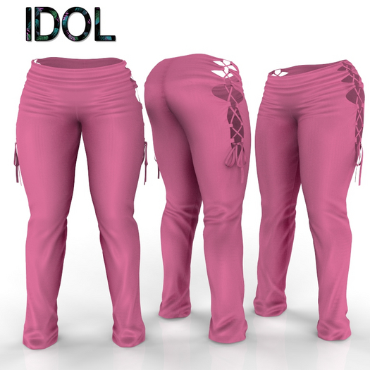 Pink Ribbon Pants