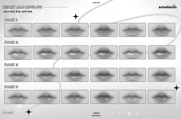 serotonin. heart jam lipglow : demo