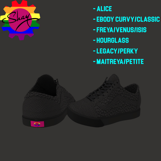 Black Leather Sneakers (F)