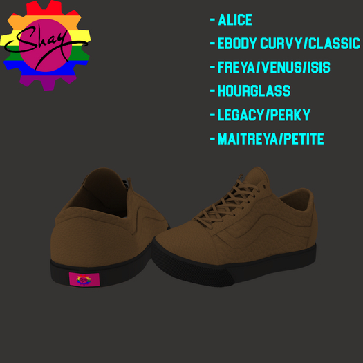 Brown Leather Sneakers (F)
