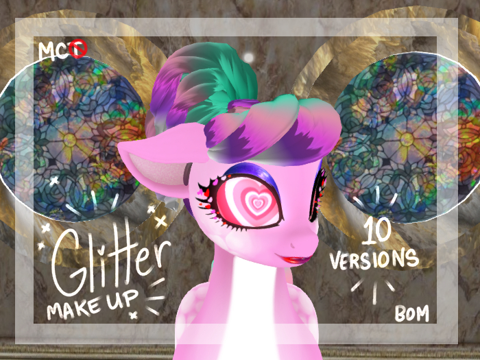 [QR]OP Glitter Makeup