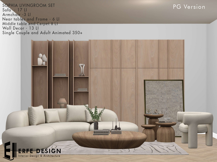 Sophia Livingroom Set Fatpack PG 45 LI [Erfe Design] *