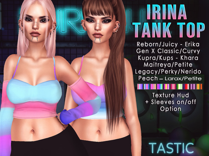 Tastic-Irina Tank Top Larax Updated!