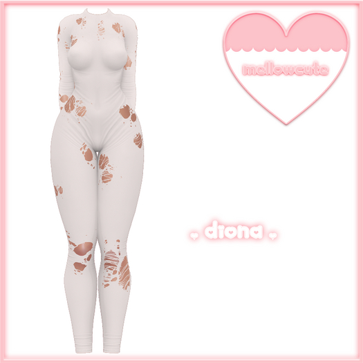 mellowcute-diona suit-ivory