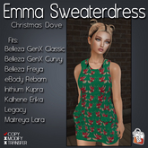 ~TL~ Christmas Dove Emma Sweaterdress