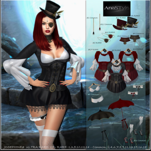anastyle josephine black Underwear MAitreya