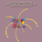 Fireworks Happy Birthday