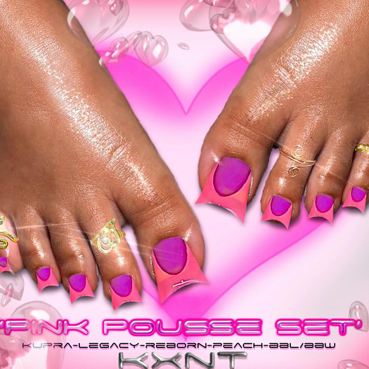 Kxnt-'Pink Pousse Set'-Pedi(unpacker)