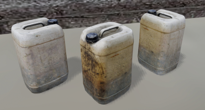 MESH White Plastic Container FULL PERM