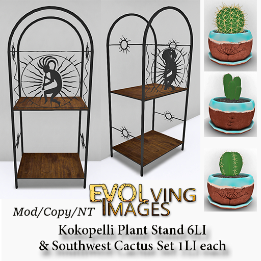 Suporte para plantas de jardim e cacto Kokopelli