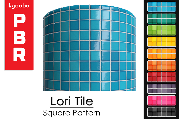 Lori Pool Tile PBR Material [FULL PERM]