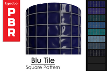 Blu Tile PBR Material [FULL PERM]