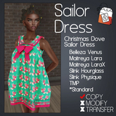~TL~ Christmas Dove Sailor Dress
