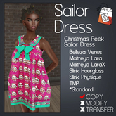 ~TL~ Christmas Peek Sailor Dress