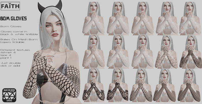 FAITH// BOM GLOVES//