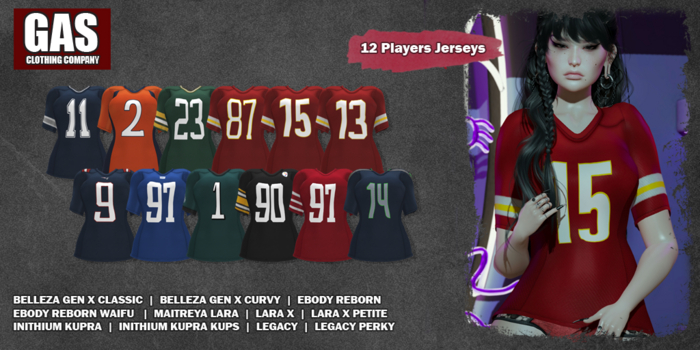 GAS [Ladies Fan Jersey Touchdown - 12 Players Fatpack] Demo