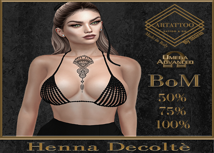 Artattoo Henna Decolte'