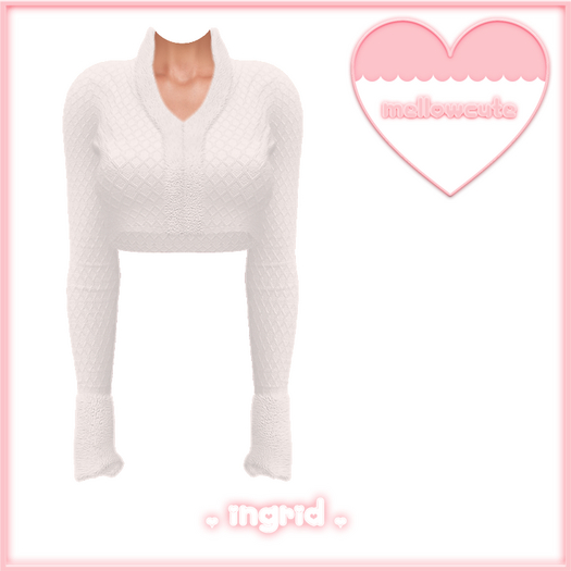 mellowcute-ingrid top-ivory