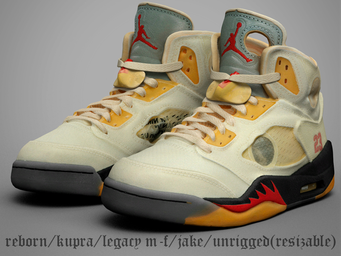 $J. 5's x OFF-W 'Fire Red'
