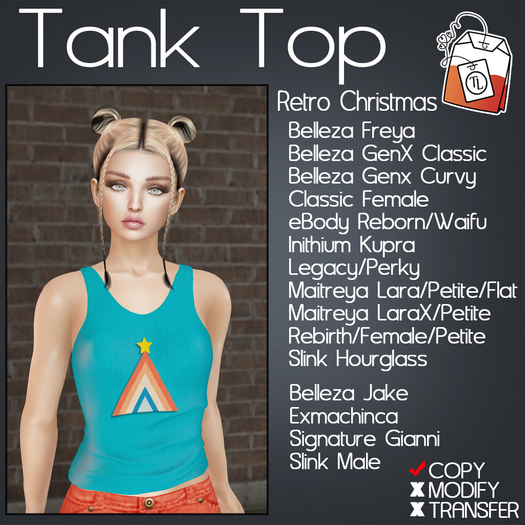 ~TL~ Retro Christmas Tank Top Set