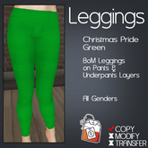 ~TL~ Christmas Pride Green BoM Leggings