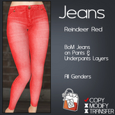 ~TL~ Reindeer Red BoM Skinny Jeans