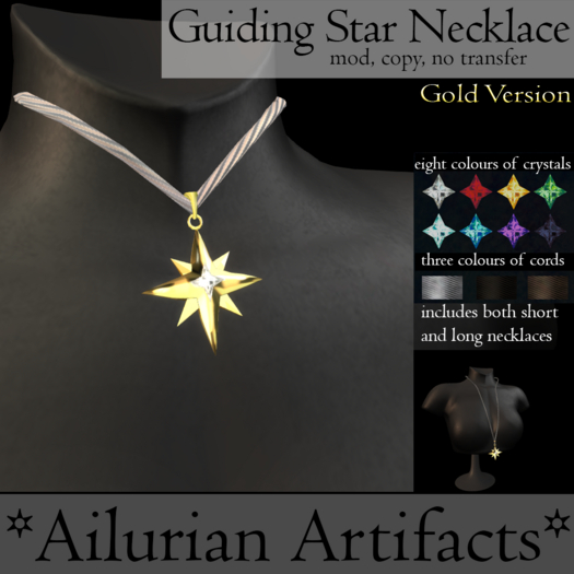 *AA* Guiding Star Gold Necklace