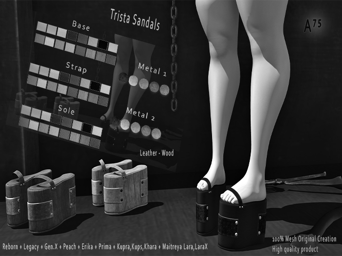 : A75 : Trista Sandals With Hud Pack DEMO