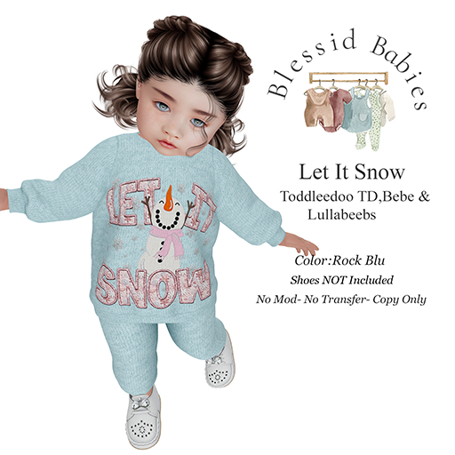 BlessidBabies Let it snow  ROCK BLU (ADD)
