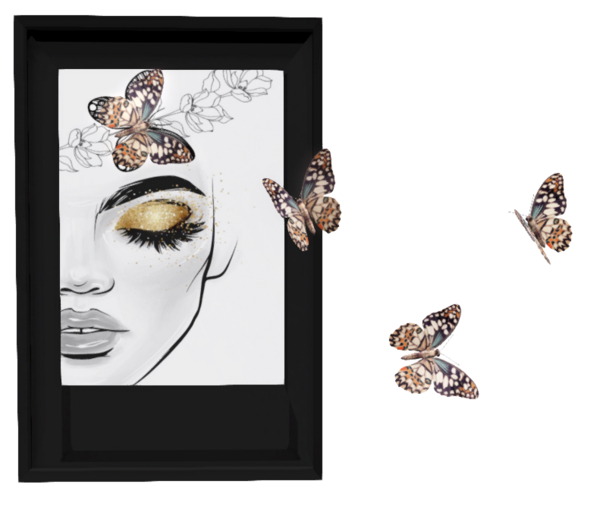 FUN Pictures - Lady Butterfly Gold