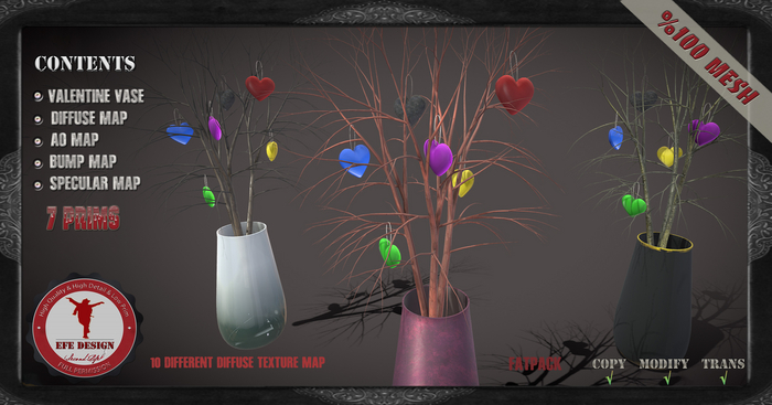 (Efe Design) Valentine Vase Fatpack Fullperm 