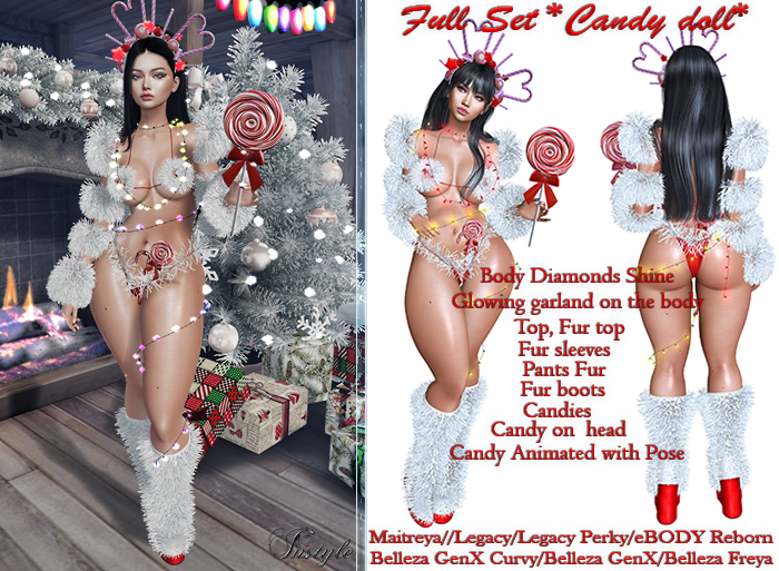 InStyle .::Candy doll::.. Full Outfit White