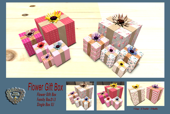 Nala Designs - Flower Gift Box
