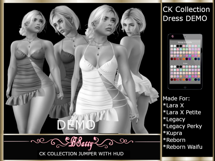*BSASSY* CK COLLECTION DRESS DEMO