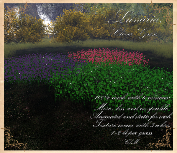 .Lunaria. Clover Grass 
