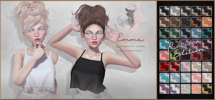 . Doe . Emma . Raccoon .