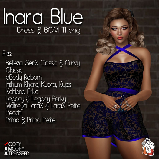 ~TL~ Inara Dress Blue