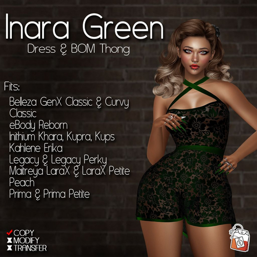 ~TL~ Inara Dress Green