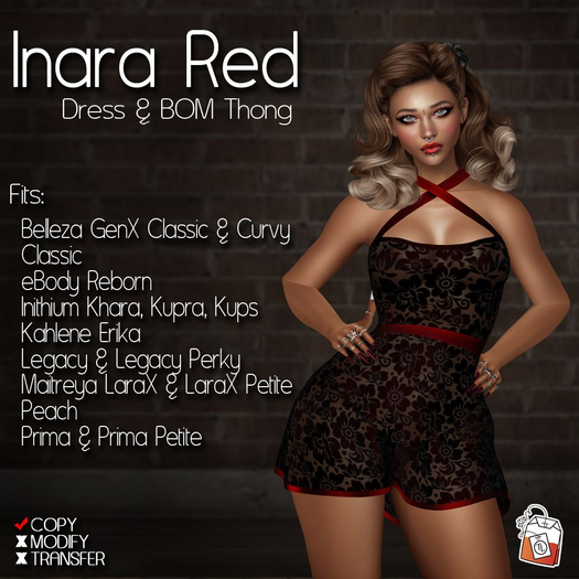 ~TL~ Inara Dress Red
