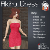 ~TL~ Akihu Dress Ruby