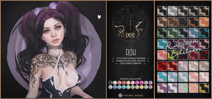 . Doe . Rox . Raccoon .