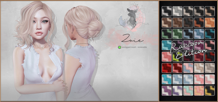 . Doe . Zoie . Raccoon .